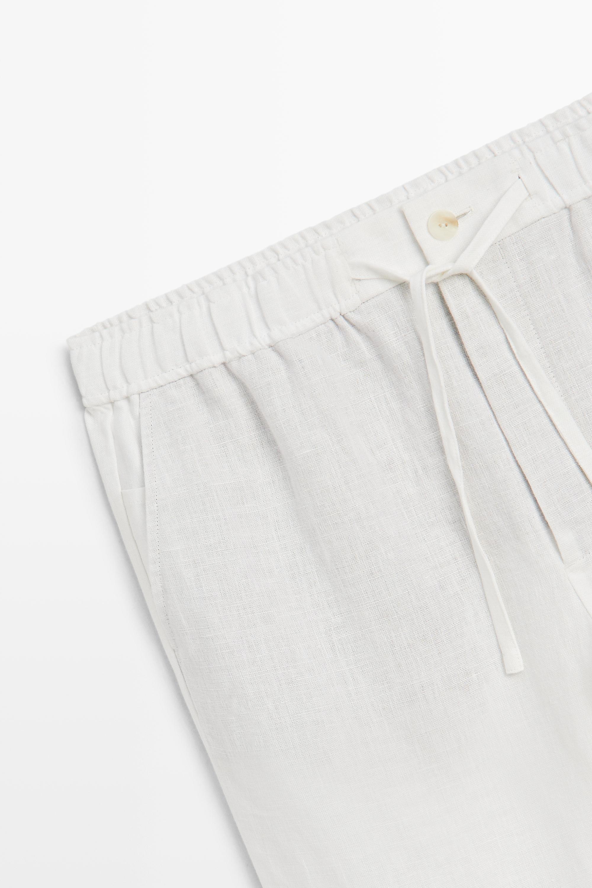 Pantalon jogging 100 % lin